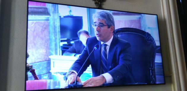 Francesc Homs durante el juicio en el Tribunal Supremo Francesc Homs durante el juicio en el Tribunal Supremo