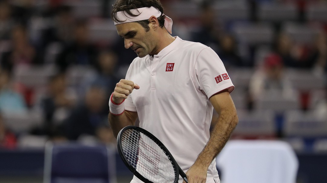 La reacción de Federer tras recibir una volea milagrosa