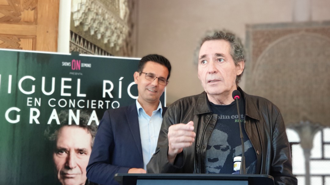 Apasionado alegato de Miguel Ríos por la música y la cultura de Granada