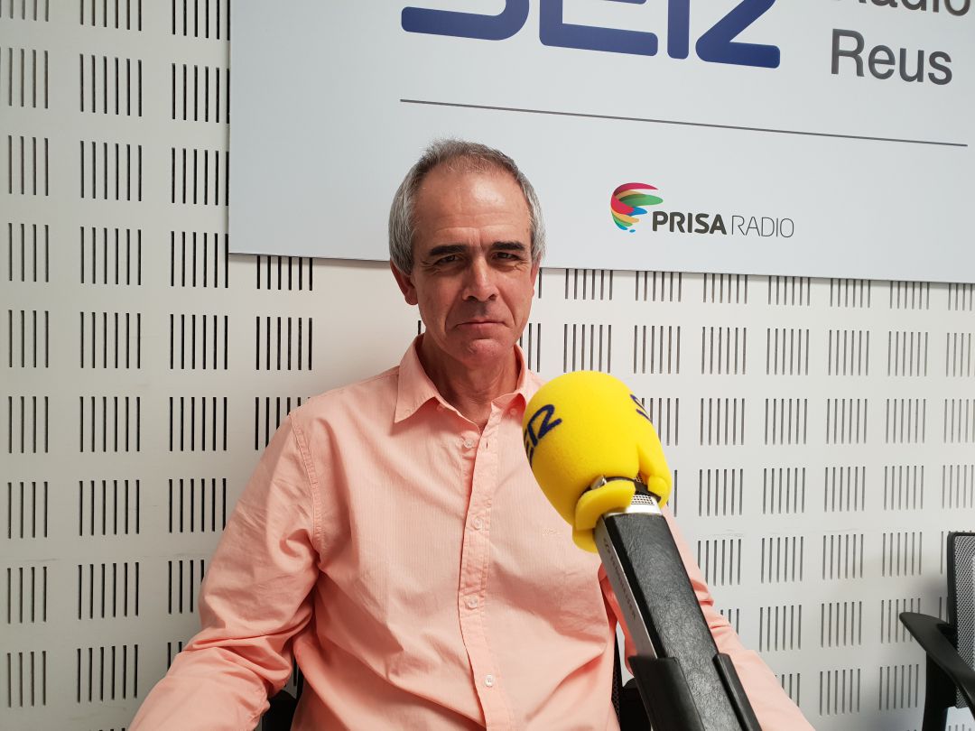 Pere Soronellas als estudis de Ràdio Reus Pere Soronellas als estudis de Ràdio Reus