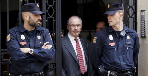 Rodrigo Rato arrestado por la Policía en abril de 2015 Rodrigo Rato arrestado por la Policía en abril de 2015