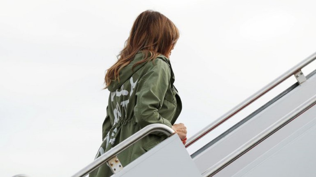 Melania desvela a quién iba dirigido el mensaje de su polémica chaqueta