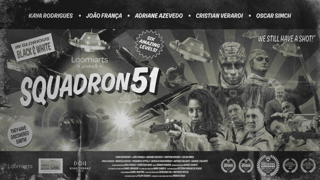 Squadron 51 y sus vuelos en blanco y negro