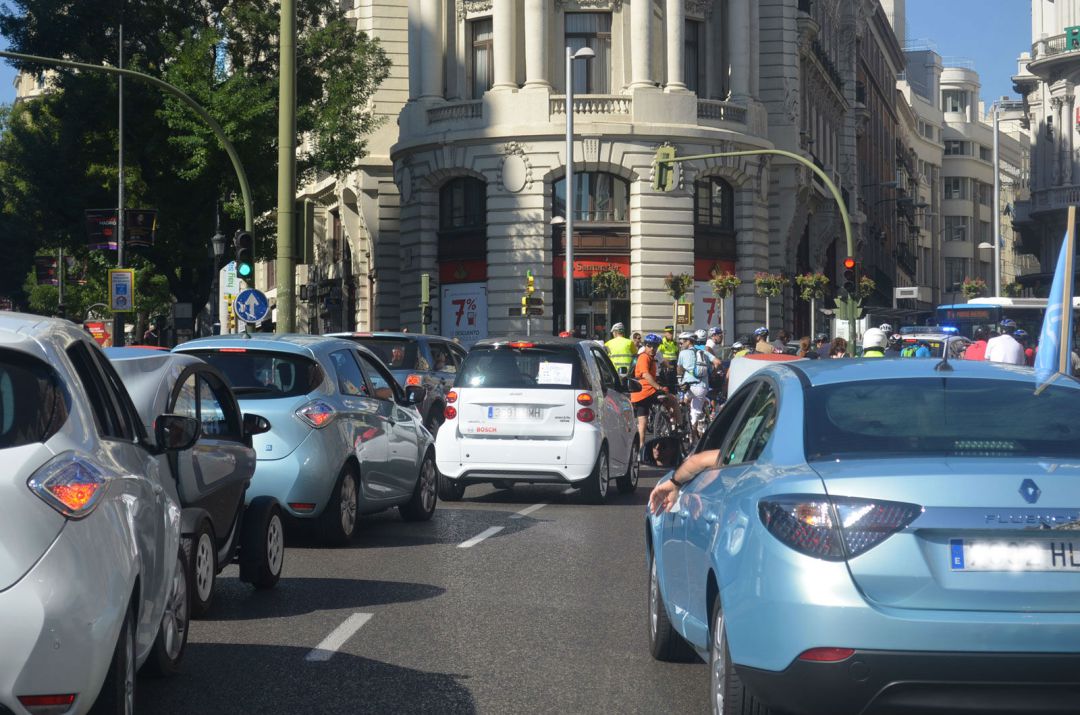 Coches eléctricos en el centro de Madrid Coches eléctricos en el centro de Madrid