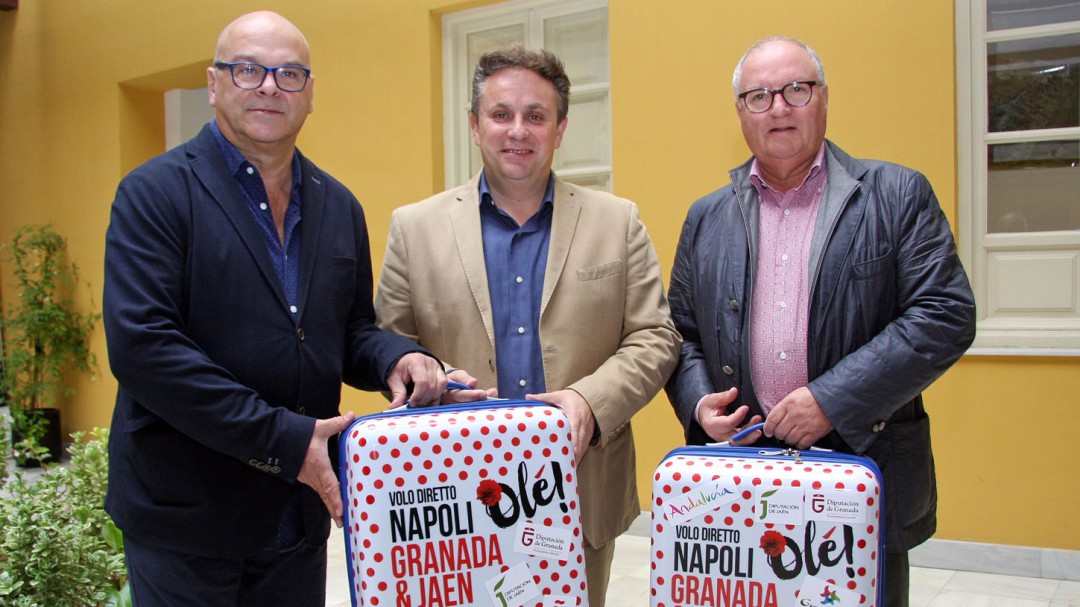 Granada y Jaén se promocionan en Nápoles para potenciar la nueva conexión aérea