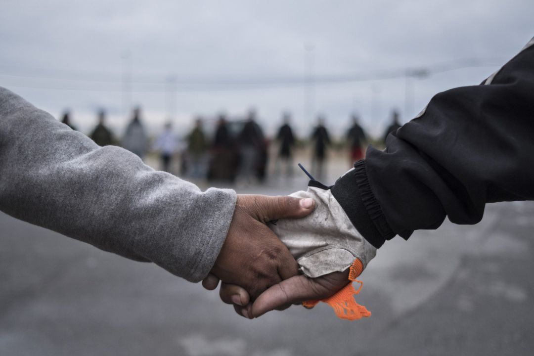 Imagen de archivo de menores inmigrantes no acompañados en Ceuta. Imagen de archivo de menores inmigrantes no acompañados en Ceuta.
