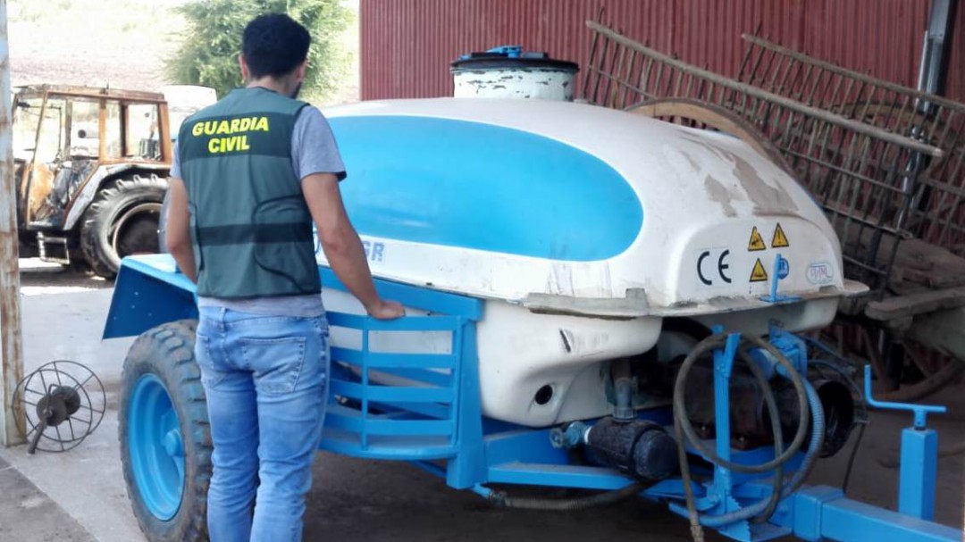 Recuperan maquinaria agrícola robada