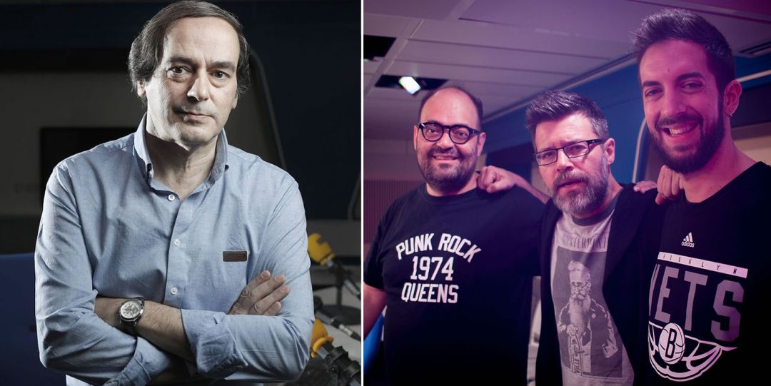 Isaías Lafuente y 'La Vida Moderna', Premios Ondas 2018. Isaías Lafuente y 'La Vida Moderna', Premios Ondas 2018.