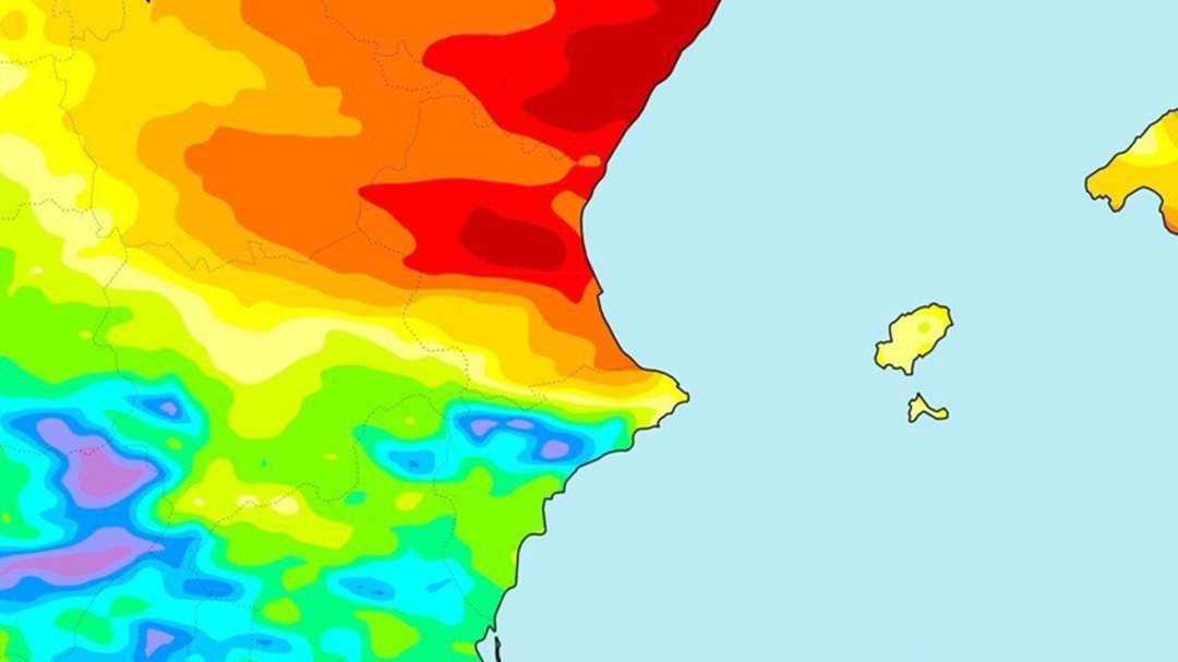 Las lluvias dejan 74 l/m2 en Xàbia y sube a naranja la alerta en el litoral norte