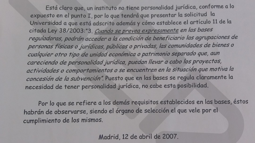 La Comunidad y la URJC dieron subvenciones y firmaron convenios con Álvarez Conde de forma irregular