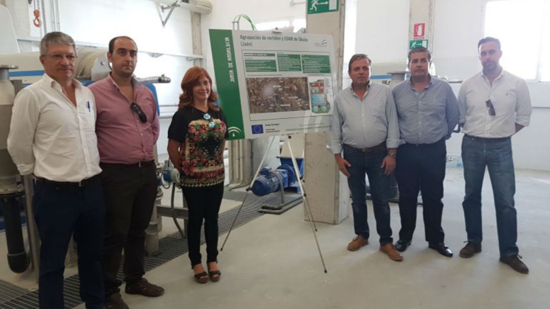 Las obras de la depuradora de aguas residuales de Úbeda estarán terminadas en un plazo máximo de un mes y medio