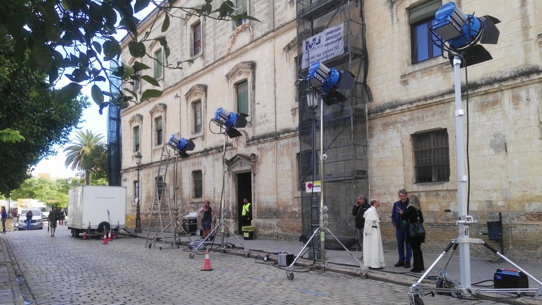 Jerez se convierte en plató de cine para rodar "The Crown"