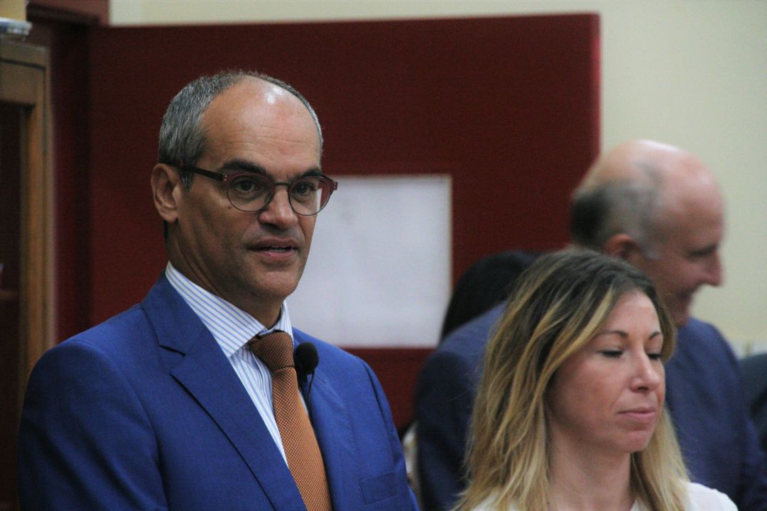 El consejero de Educación e Investigación, Rafael Van Grieken El consejero de Educación e Investigación, Rafael Van Grieken
