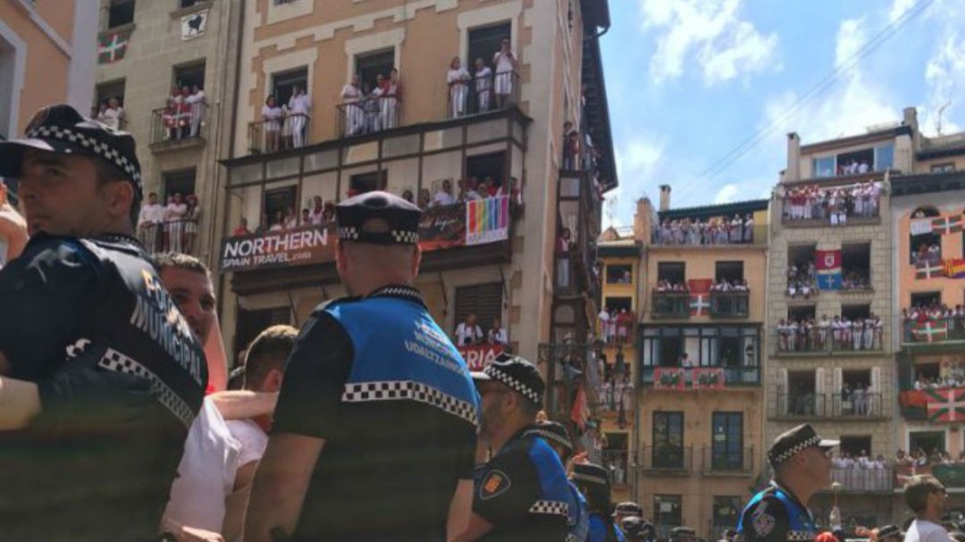 Ocho detenidos en Pamplona por desórdenes públicos en los Sanfermines de este año