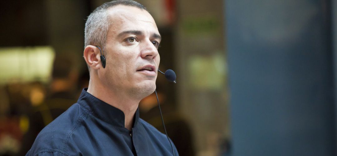 Juan Pozuelo, uno de los cocineros que participan en la iniciativa Juan Pozuelo, uno de los cocineros que participan en la iniciativa