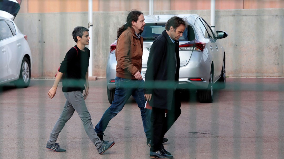 Iglesias després de visitar a Junqueras: Ara li toca moure's al Govern central