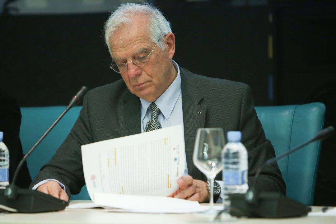 El ministro Josep Borrell El ministro Josep Borrell
