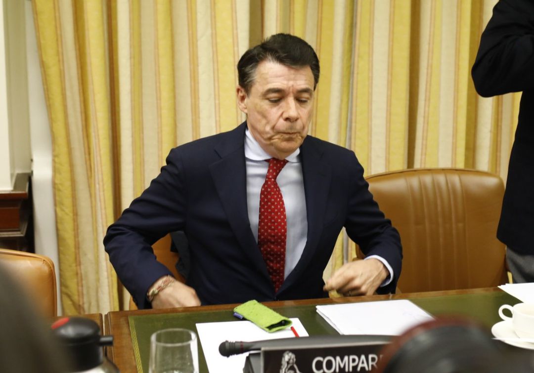 Ignacio González en la comisión sobre la financiación del PP Ignacio González en la comisión sobre la financiación del PP