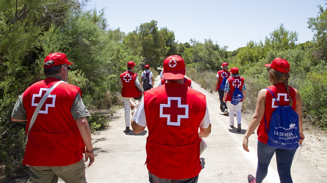 Campaña de prevención de incendios de Cruz Roja en la Devesa