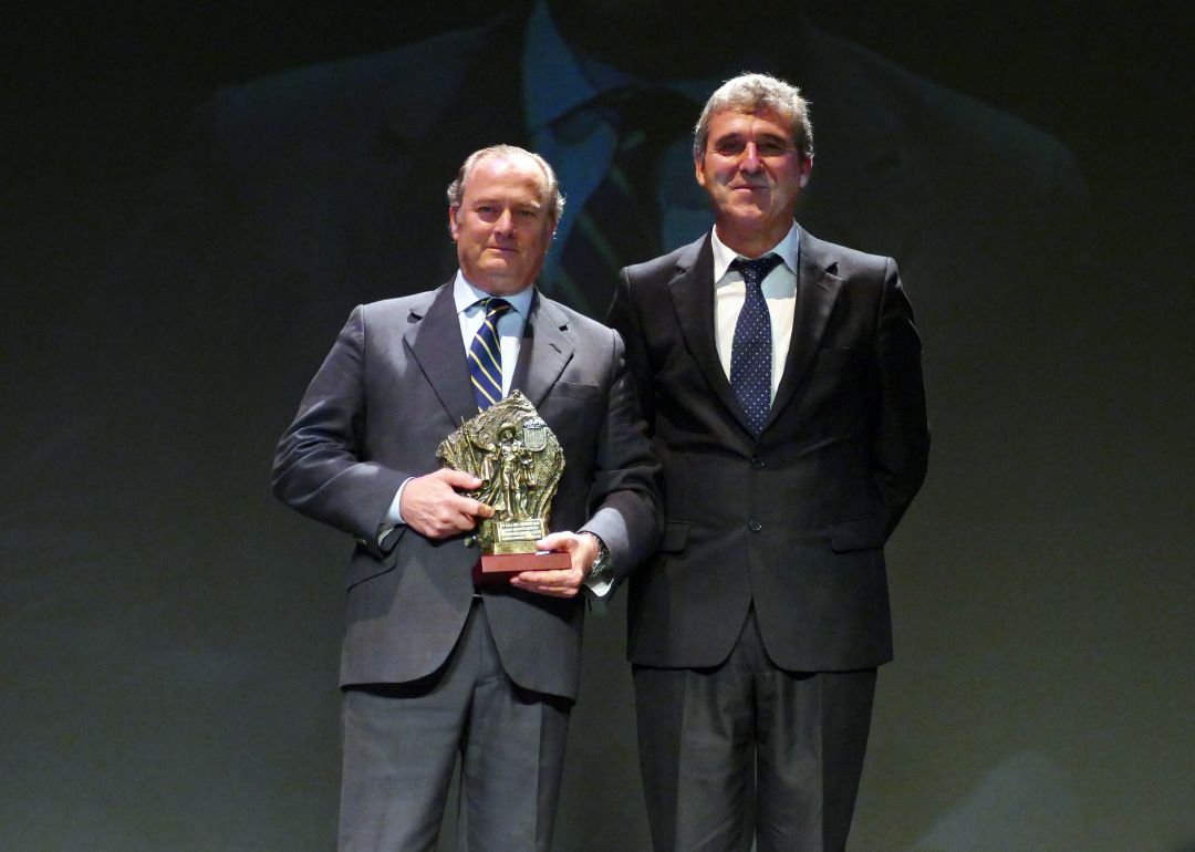 Javier Polanco, Director de Ser Madrid Oeste y el concejal de deportes de Móstoles, Agustín Martín Javier Polanco, Director de Ser Madrid Oeste y el concejal de deportes de Móstoles, Agustín Martín