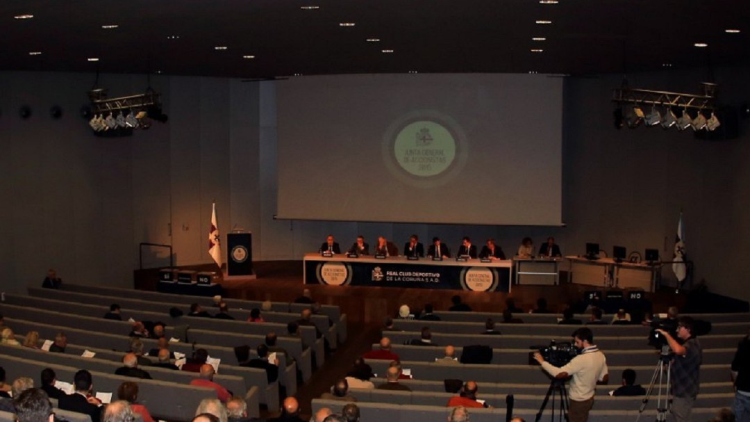 La Junta de Accionistas del Deportivo se celebrará el 28 de noviembre