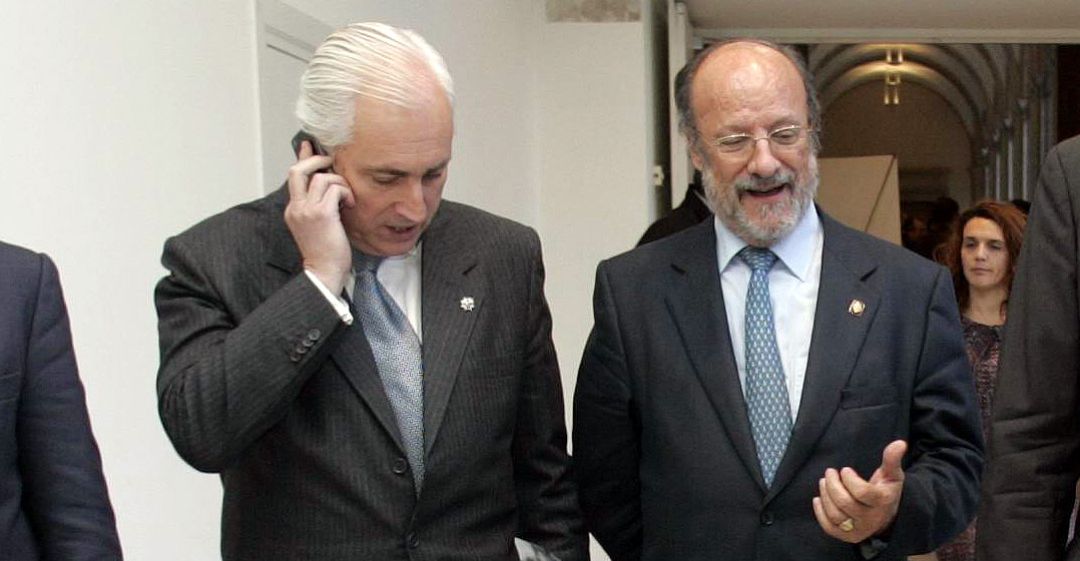 El presidente del TSJ de Castilla y León, José Luis Concepción, y el ex alcalde de Valladolid, Francisco Javier León de la Riva, en una imagen de archivo El presidente del TSJ de Castilla y León, José Luis Concepción, y el ex alcalde de Valladolid, Francisco Javier León de la Riva, en una imagen de archivo
