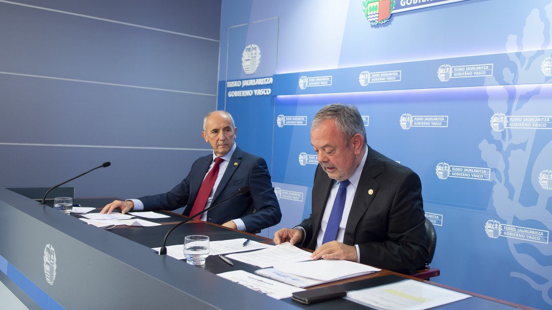 El Gobierno vasco presenta unas cuentas de récord para el acuerdo