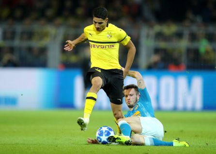Achraf fue uno de los mejores del Borussia Achraf fue uno de los mejores del Borussia