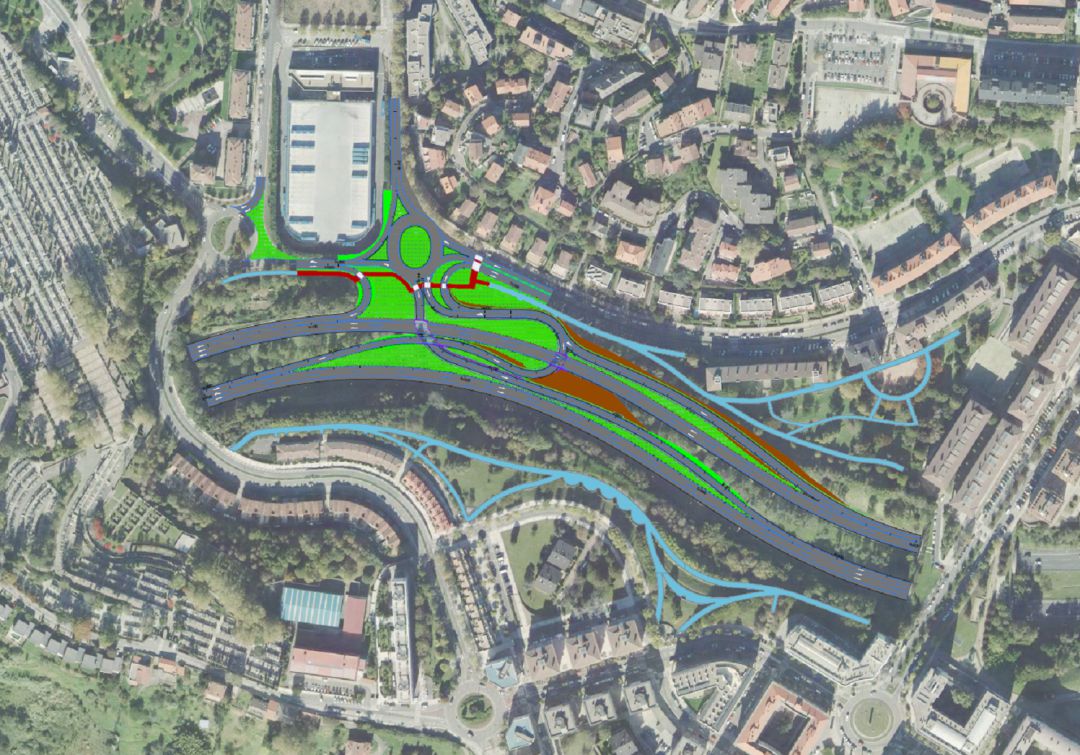 Un Nuevo Enlace En La GI-20 Mejorará El Acceso Directo A Intxaurrondo ...