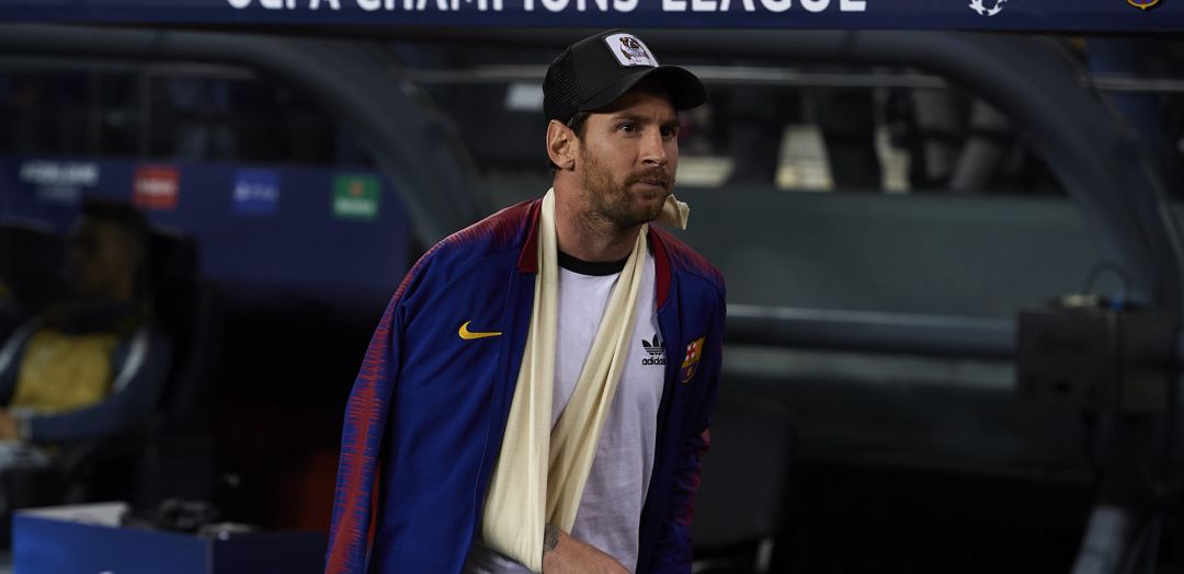 Leo Messi, durante el encuentro ante el Inter de Milán de este miércoles Leo Messi, durante el encuentro ante el Inter de Milán de este miércoles