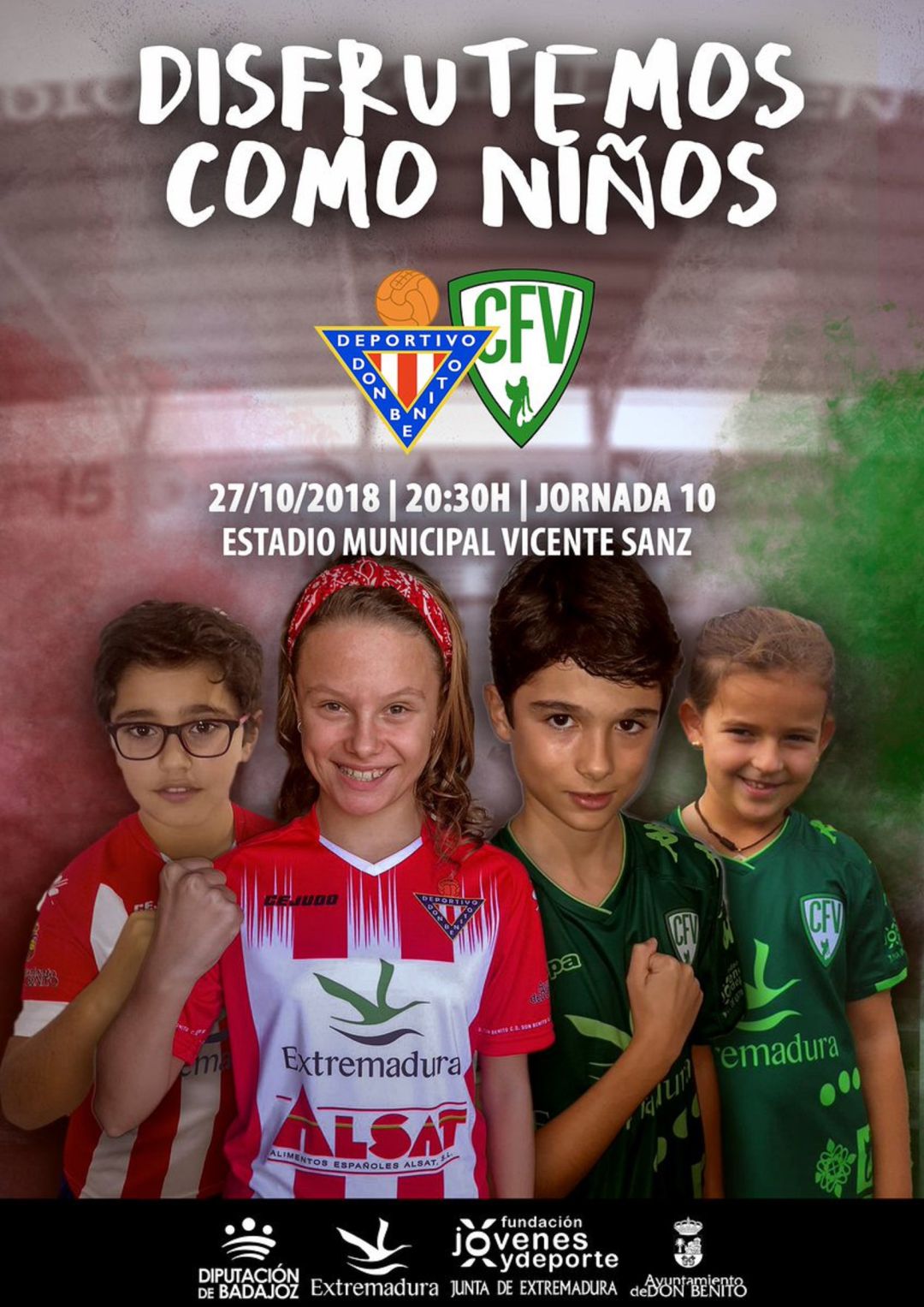 Cartel utilizado por el CD Don Benito por un juego limpio Cartel utilizado por el CD Don Benito por un juego limpio