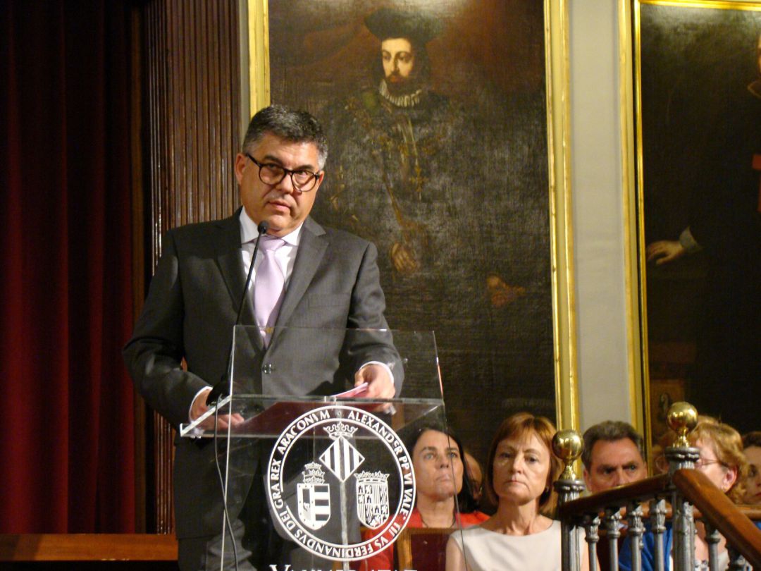 Juan Carlos Fulgencio en su toma posesión como delegado de Gobierno Juan Carlos Fulgencio en su toma posesión como delegado de Gobierno