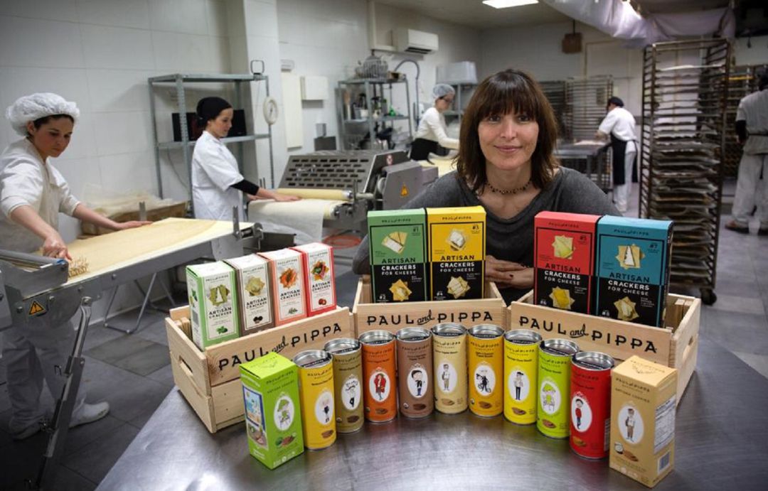 Verónica Escuer, en el obrador de galletas. Verónica Escuer, en el obrador de galletas.