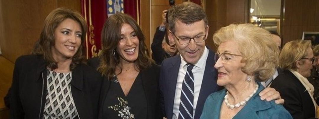 Eva Cárdenas con su familia en la toma de posesión Eva Cárdenas con su familia en la toma de posesión