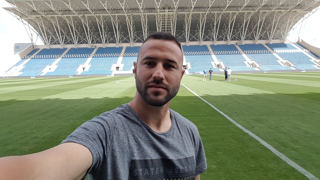 José Rodríguez entrena con el CD Guijuelo tras su paso por Israel