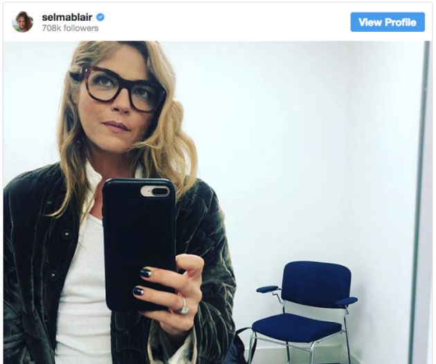 Selma Blair comparte la noticia en Instagram Selma Blair comparte la noticia en Instagram