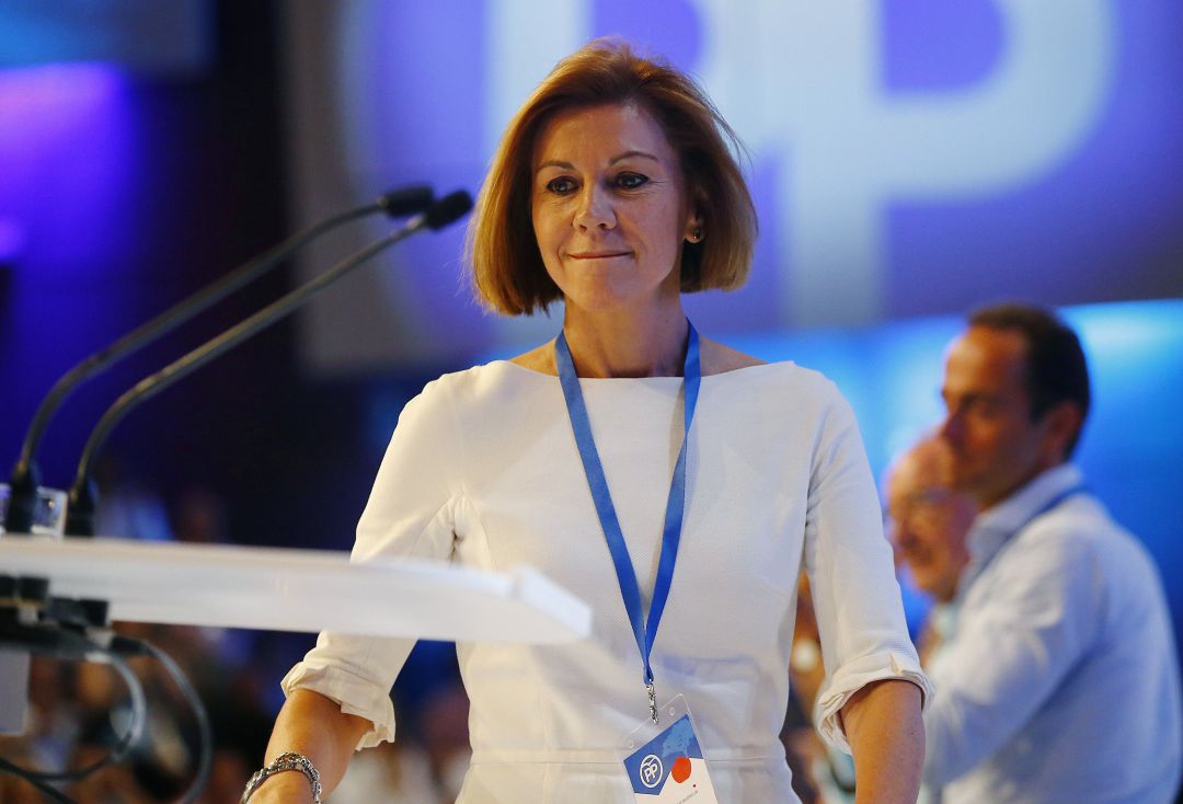 María Dolores de Cospedal, en el último congreso del PP María Dolores de Cospedal, en el último congreso del PP