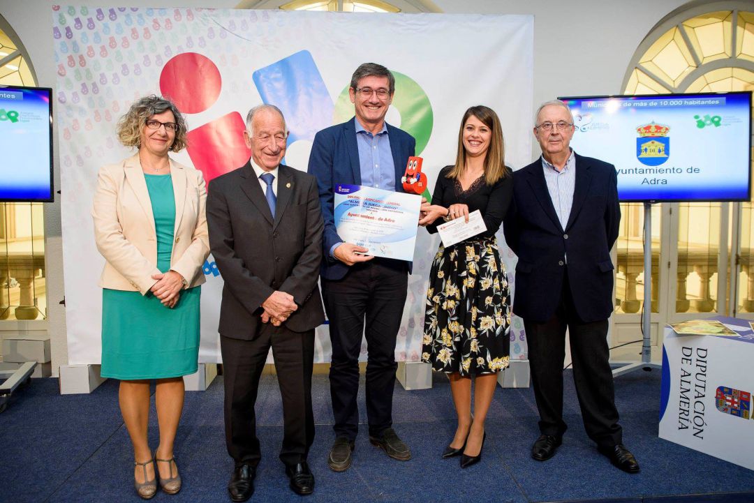 Reconocimiento a Adra en Diputación. Reconocimiento a Adra en Diputación.