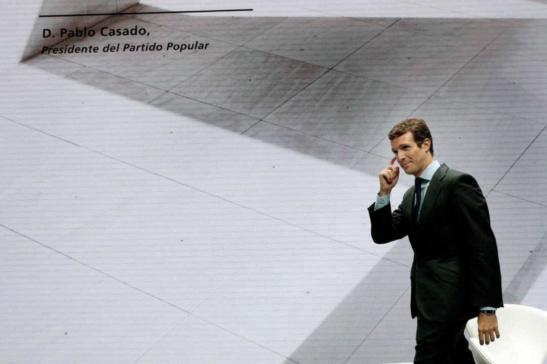 El presidente del PP, Pablo Casado. El presidente del PP, Pablo Casado.