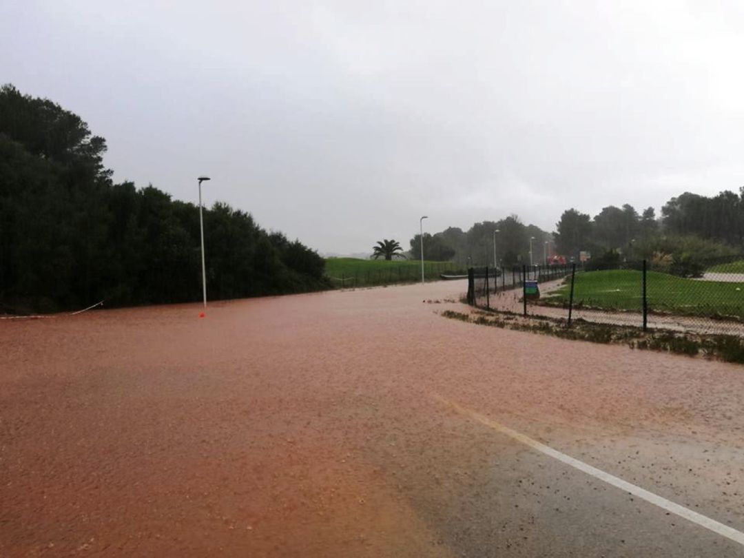 Son Parc, inundado Son Parc, inundado