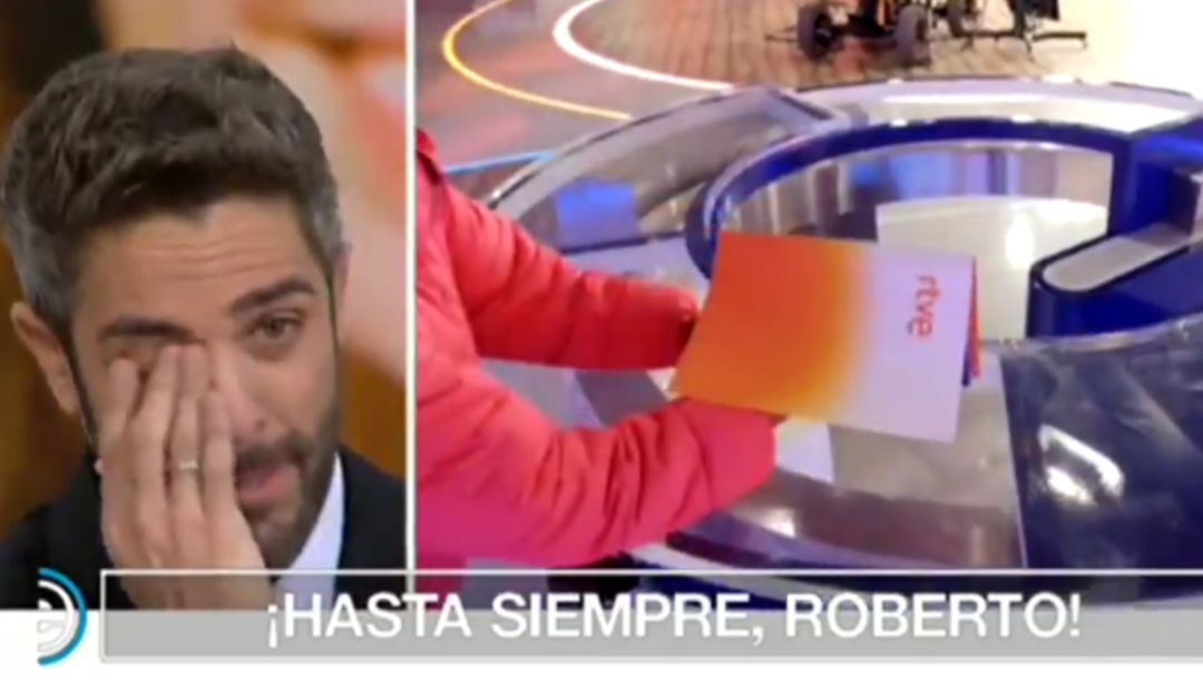 Roberto Leal se despide de 'España Directo' entre lágrimas Roberto Leal se despide de 'España Directo' entre lágrimas