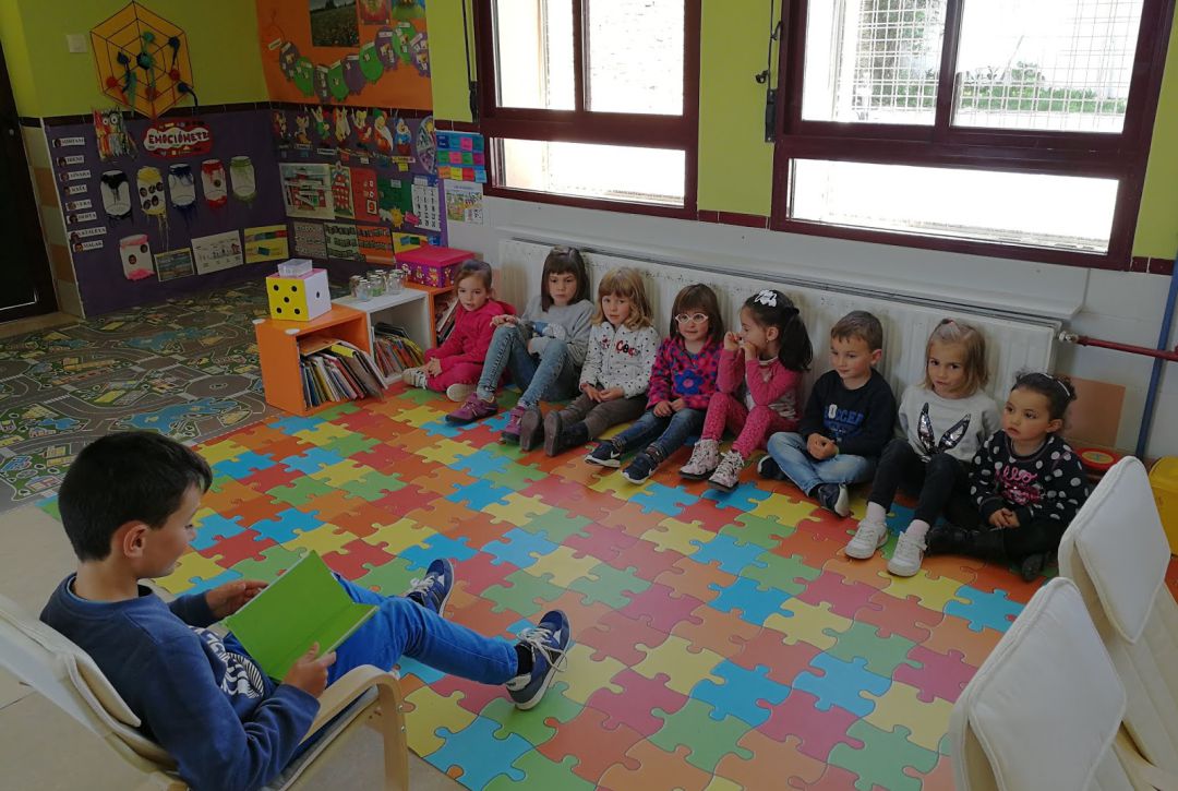 Imagen del aula de infantil en el colegio de Cinctorres. Imagen del aula de infantil en el colegio de Cinctorres.