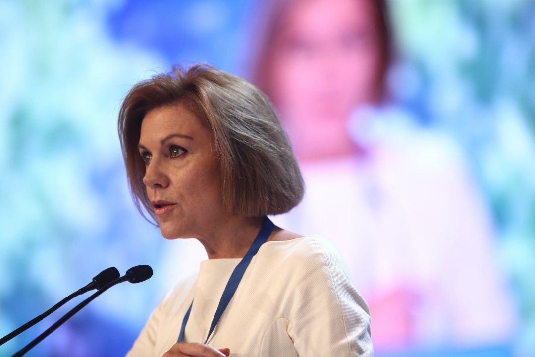 María Dolores de Cospedal da un paso atrás y deja de ser miembro del comité ejecutivo del PP María Dolores de Cospedal da un paso atrás y deja de ser miembro del comité ejecutivo del PP