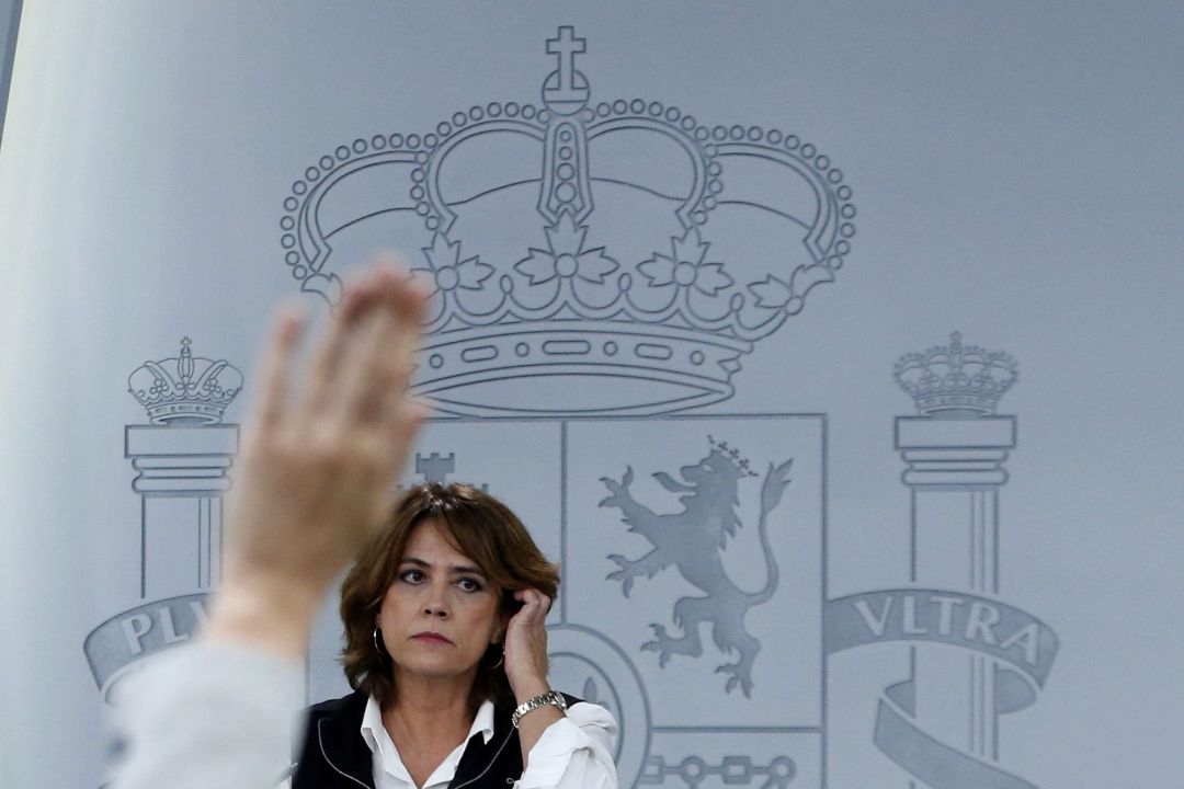 La ministra de Justicia, Dolores Delgado, La ministra de Justicia, Dolores Delgado,