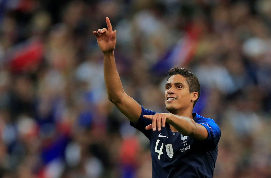 Varane, durante el de la Liga de las Naciones contra Alemania. Varane, durante el de la Liga de las Naciones contra Alemania.