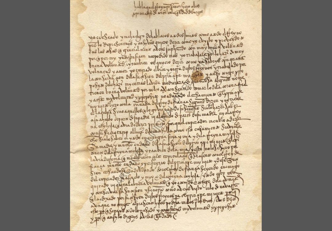 El Archivo Histórico de la ciudad de Plasencia muestra la transcripción del discurso de Fernando el Católico ante las cortes de Burgos de 1515 en el que habla de su indisposición, así como de su sucesión El Archivo Histórico de la ciudad de Plasencia muestra la transcripción del discurso de Fernando el Católico ante las cortes de Burgos de 1515 en el que habla de su indisposición, así como de su sucesión