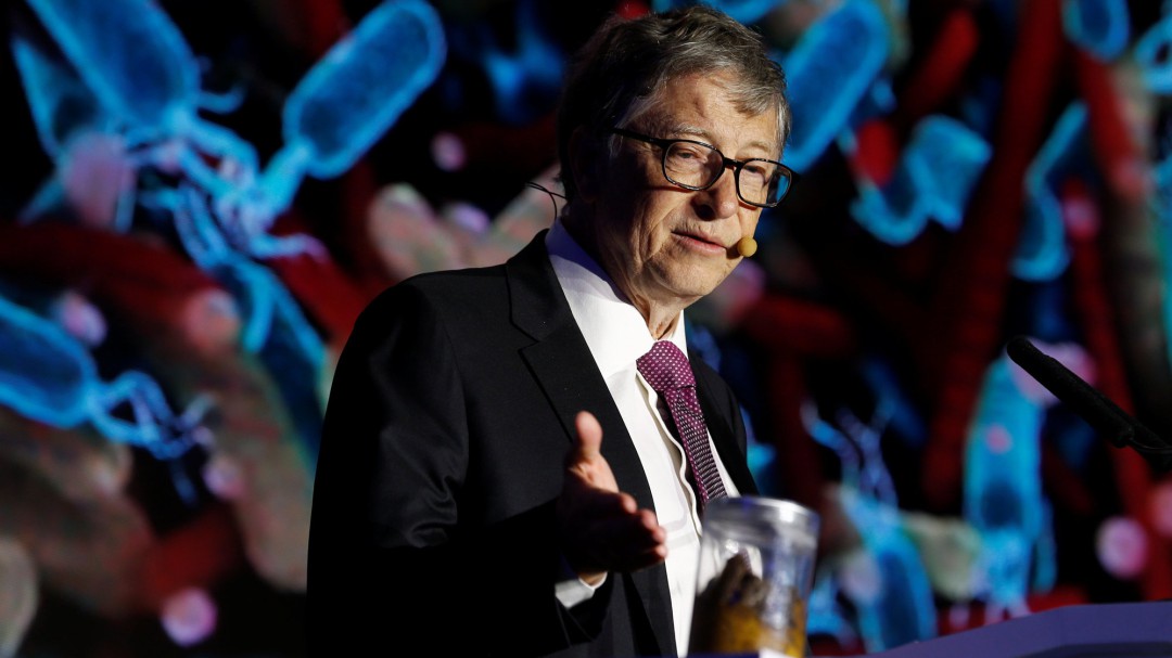 Bill Gates presenta el váter del futuro