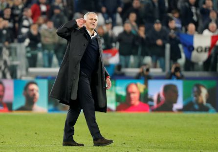 Mourinho, celebrando la victoria Mourinho, celebrando la victoria