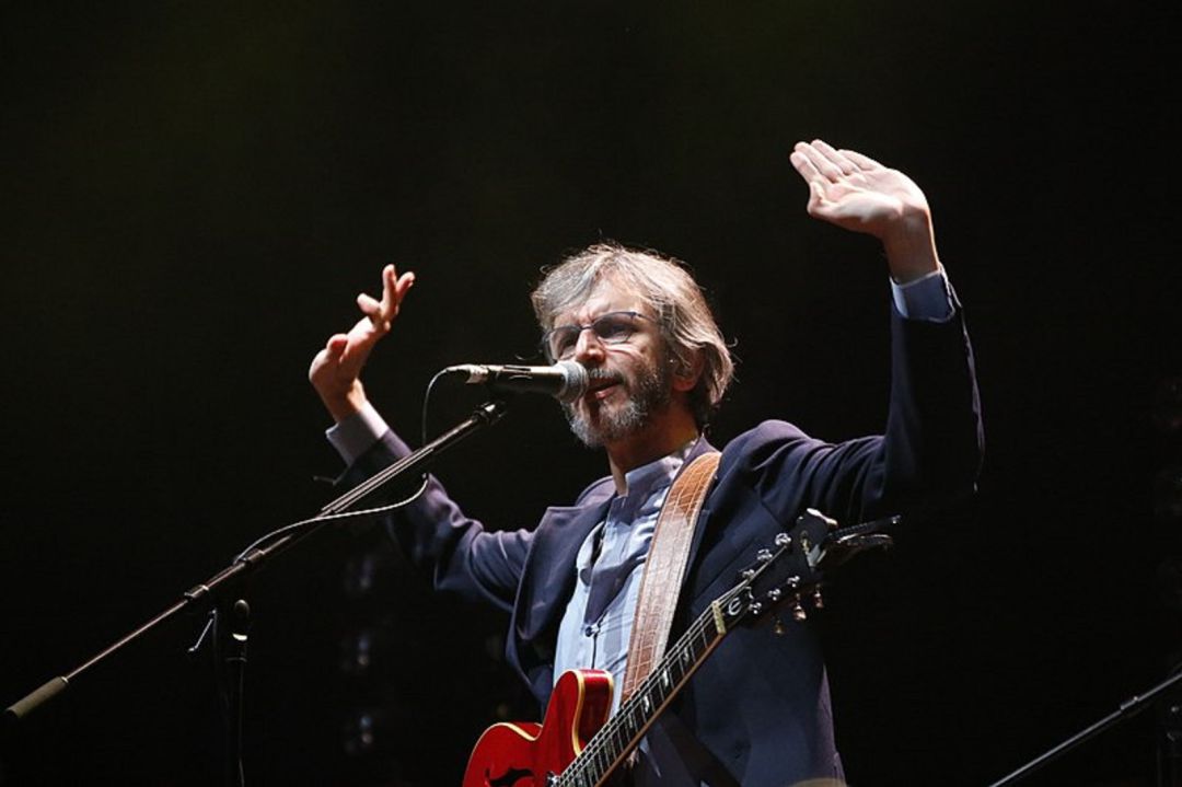 Xoel López durante un concierto en el Sonorama Xoel López durante un concierto en el Sonorama