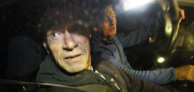Santi Potros tras su excarcelación en 2014 Santi Potros tras su excarcelación en 2014